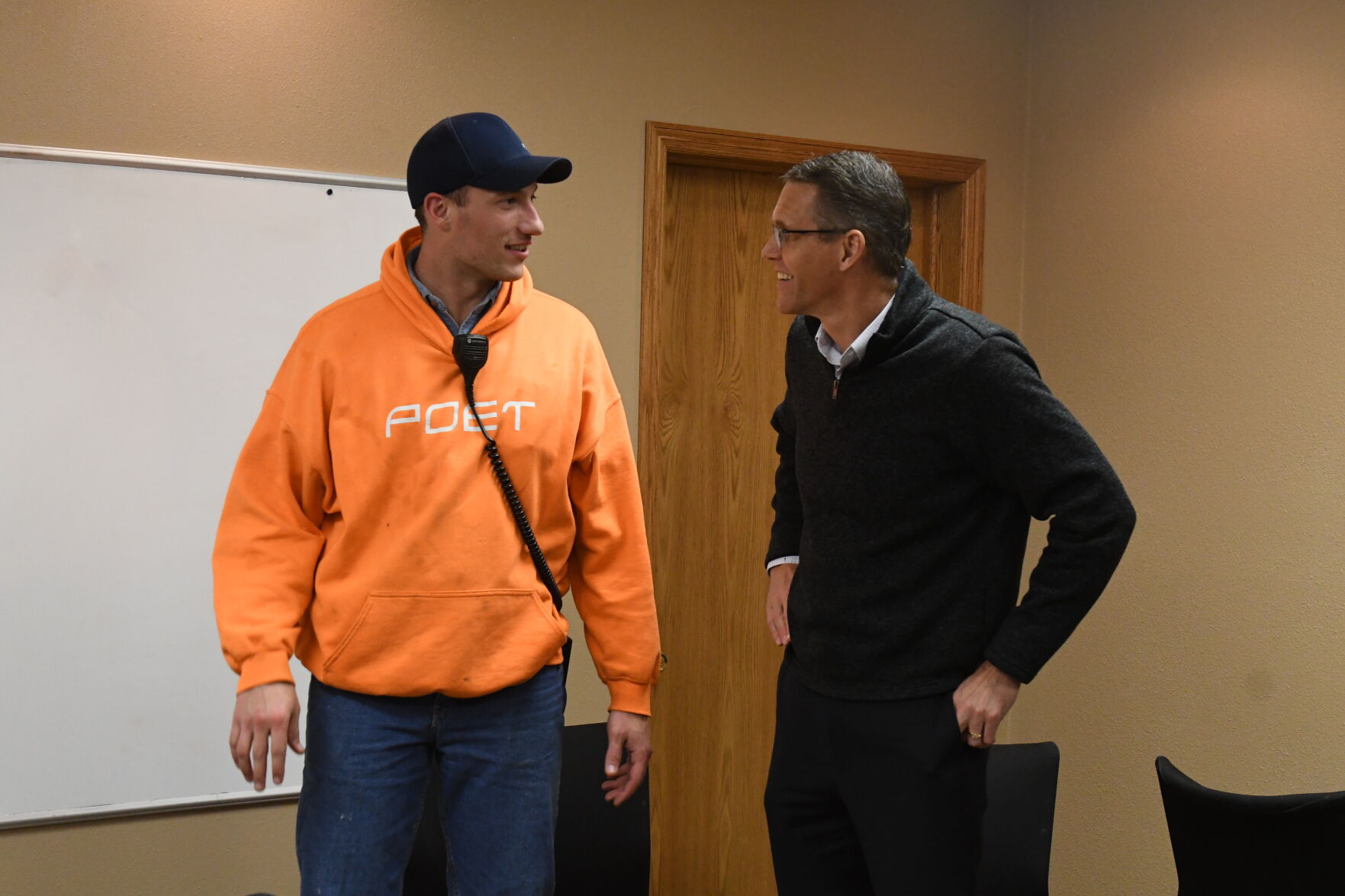 Rep. Randy Feenstra and Riley Manfull